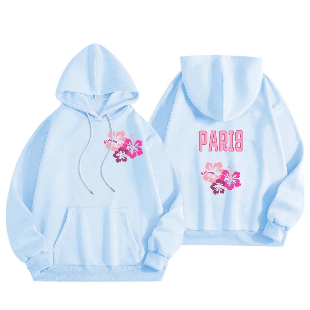 Женская спортивная рубашка с длинными рукавами, повседневная толстовка с капюшоном и карманом с надписью на шнурке