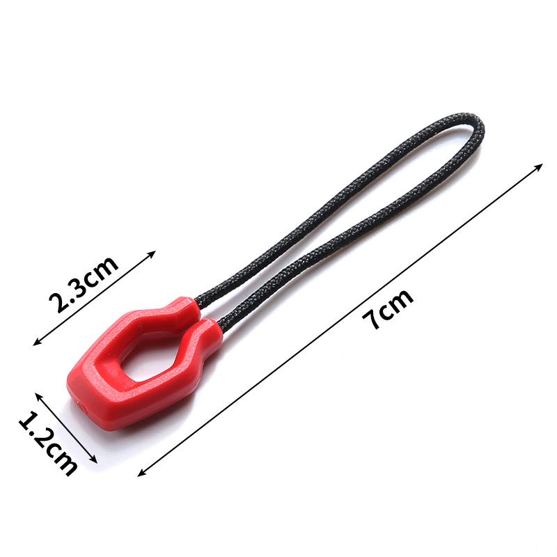 1-10PCS Luminous Zipper Pullers Zipper Extension Knapsack Jacket Zippers Tent Zipper Pull Slider Head Tool Luggage Accessories