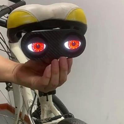 Велосипедный задний фонарь Demon Eyes, программируемый, водонепроницаемый IP65, перезаряжаемый через USB, для MTB, шоссейного и горного велосипеда, предупреждающий задний фонарь для ночной езды
