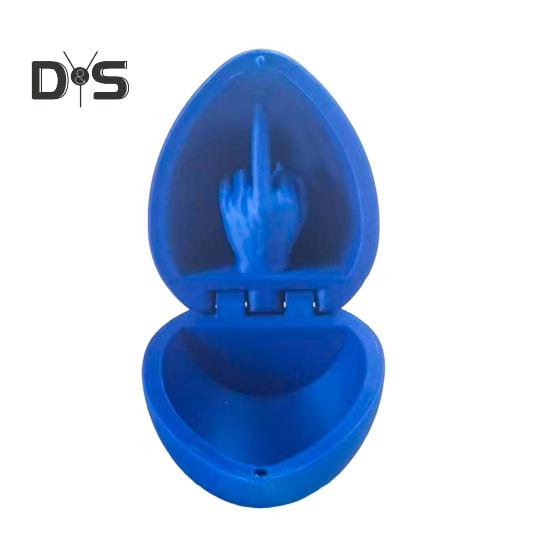 3D-печатная игрушка в виде яйца со средним пальцем, красочное пасхальное яйцо со средним пальцем внутри, украшение для домашнего офиса, настольный орнамент, розыгрыш, подарок