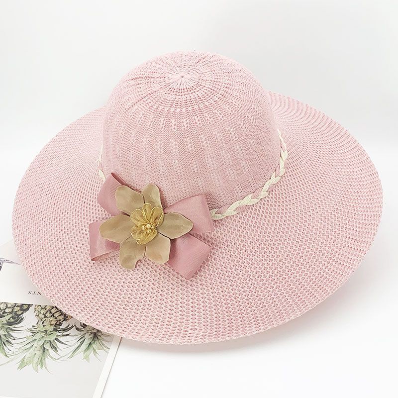 Летняя универсальная дорожная солнцезащитная шляпа, женская травяная плетеная солнцезащитная шляпа, устойчивая к ультрафиолетовому излучению, пляжная солнцезащитная шляпа, травяная шляпа