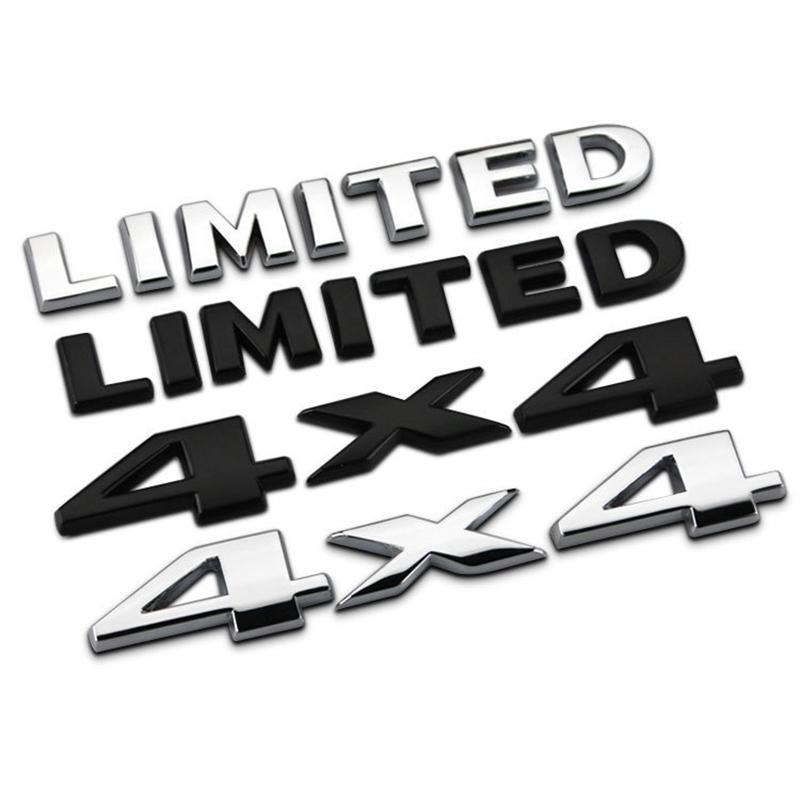 3D металлические наклейки на багажник автомобиля для Jeep 4X4 Limited Letters Emblem Logo Grand Cherokee Overland Compass Wrangler Accessories