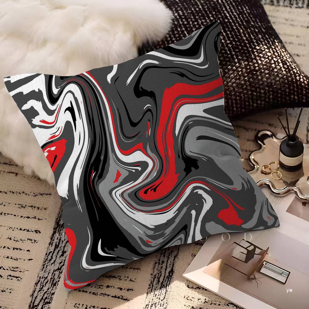Strata Liquid Pillowcases Home Bedding Decorative Pillow Cover Wedding Super Soft Pillow Case