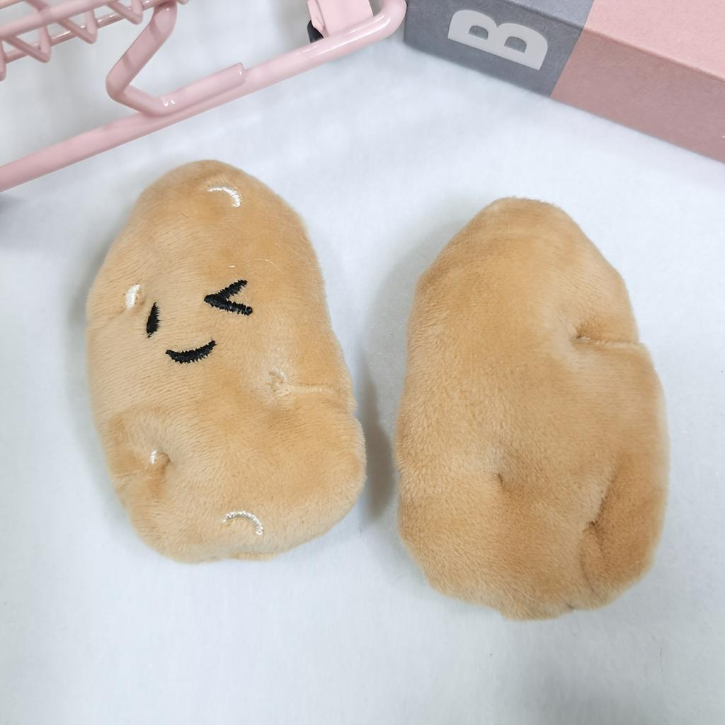 10/5/1pc Cute Mini Potato Plush Dog Toy - Soft, Durable & Interactive for Playtime and Snuggles - Ideal for Medium Breeds