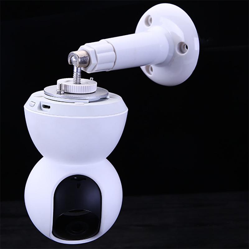 Белый настенный универсальный кронштейн для камеры с маленькой вращающейся головкой