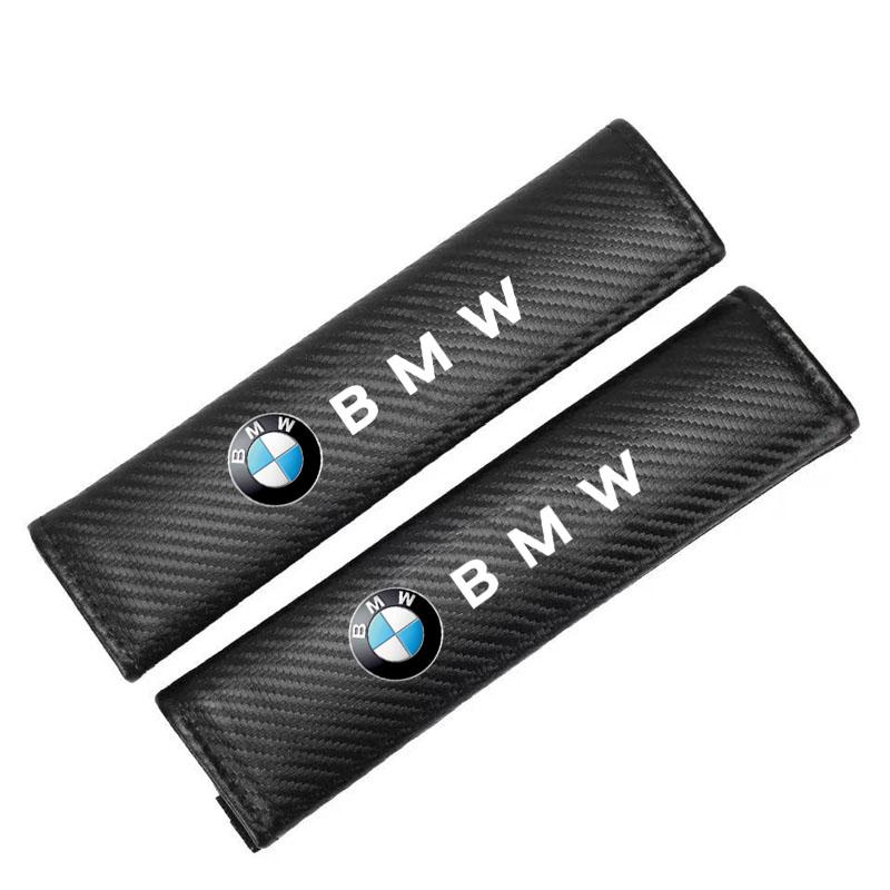 BBIU7 Car Seat Belt Shoulder Protector Cover Safety Belt Padding Pad For BMW M e46 e90 e60 f30 f10 e39 e36 g20 g30 f20 e87 Accessories