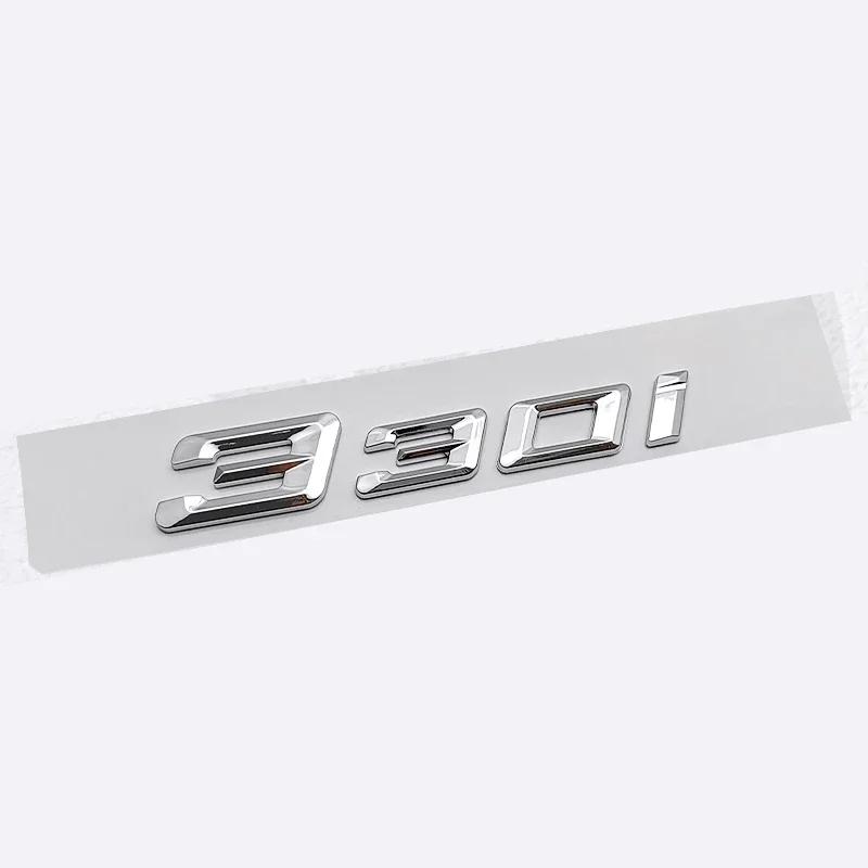ABS Auto Sticker Letters Decal Voor BMW 320i 520Li 730Li 760Li Kofferbak Emblem Badge
