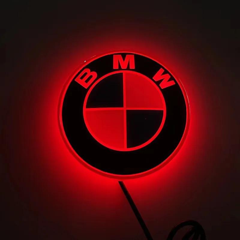 XWQP2 For BMW BMW Car LED Logo Front Rear Emblem Light Badge Lamp for BMW E82 E90 E91 E92 E93 E60 E61 F10 F07 E39 E63 E64 F12 F13 F30