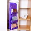 Non-woven Bag Hanging Handbag Storage Hanging Bag, Home Double-sided Six-layer Perspective Bag Hanging Bag Dust Bag