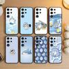 Милый Чехол-Акула для Телефона Samsung S26,S25,S24,S23,S22,S21,S20,S30,Ultra,Plus,Fe,Note,5G Черный Чехол