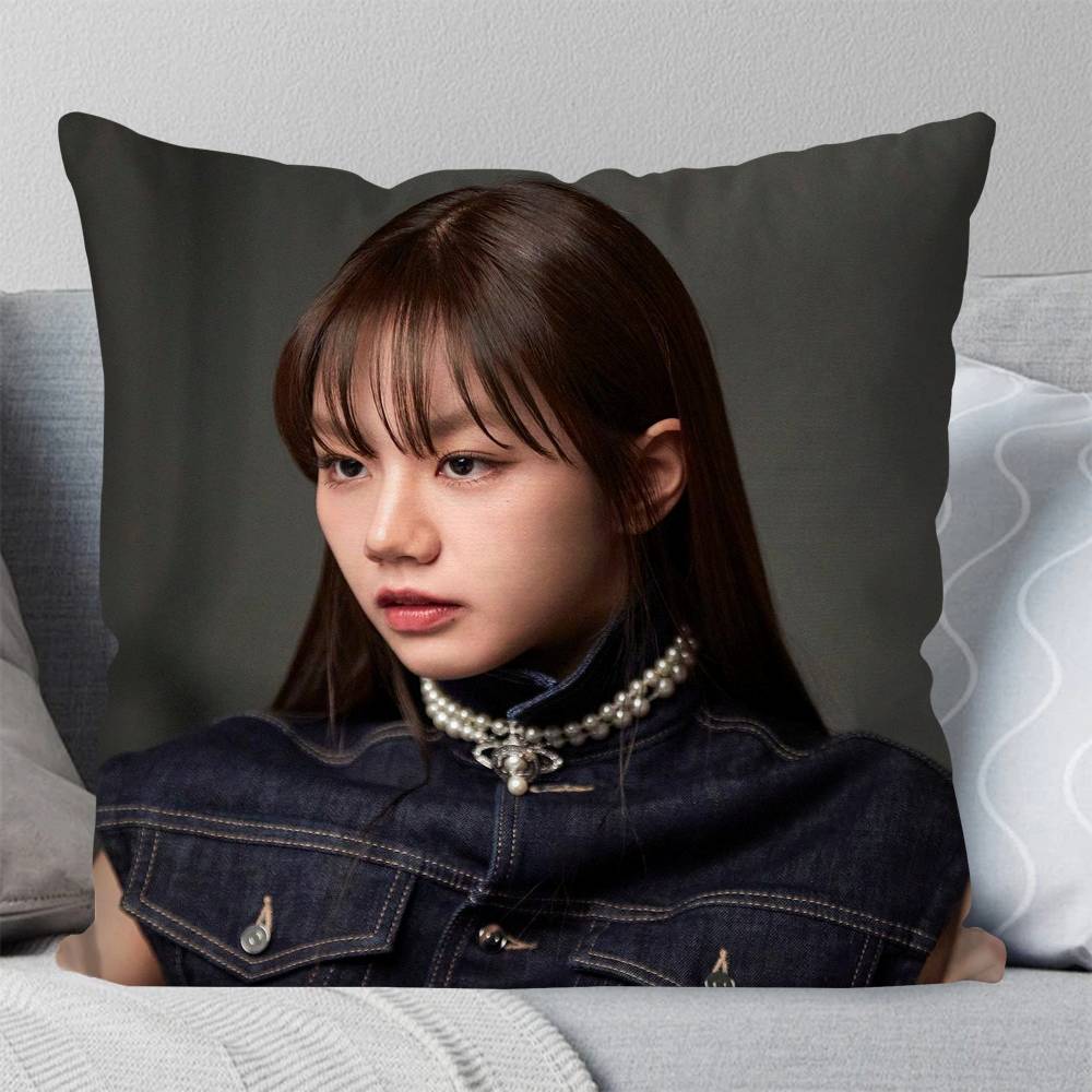 Korean Singer And Actor Lee Hyeri Pillow Case Fashion Square Pillowcase Bedroom Sofa Room Ins Decoration Leisure