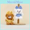 Wear Sweater Bowknot Bear Plush Keychain Stuffed Toy Animal Doll Gifts Kids