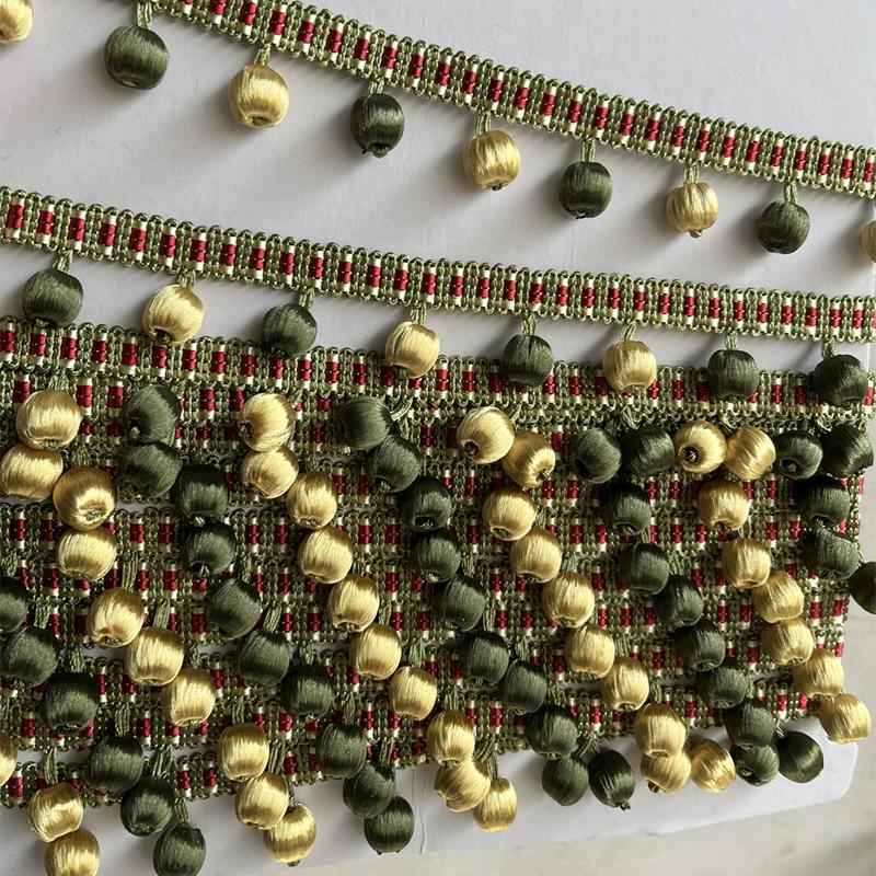 1 метр Европейский стиль кисточка бахрома помпон шар занавеска кружевная отделка сделай сам обивка диван скатерть декор аксессуары швейное ремесло