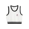 Li Ning X League Of Legends Collaboration Pool Party Series Color Blocked Knitted Tank Top Women tops Off-White AMVT024-1