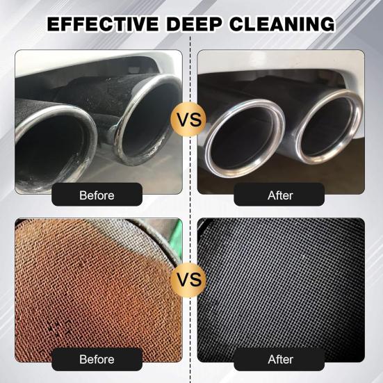 Catalytic Converter Cleaner 120ml Fuel Efficiency Enhancer Fuel And Exhaust System Cleaner Oil Additive Exhaust Pipe Carbon Removal Engine Cleaner