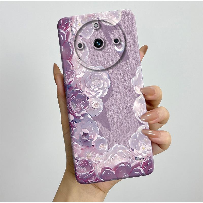 For Realme 11 Pro+ Case RMX3740 RMX3741 Soft Silicone Flowers Back Cover For Realme 11 Pro Plus ProPlus Shockproof Phone Cases