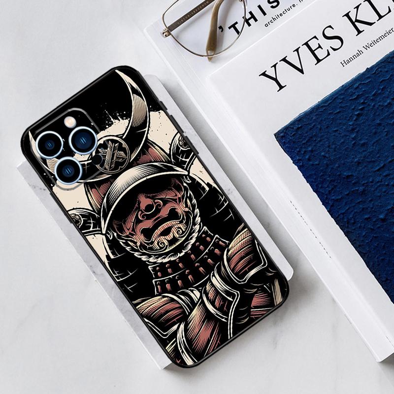 Samurai Case For iPhone 17 Air 15 14 11 16 Pro Max 12 13 Mini 15 16 Plus 16e Funda Silicone Cover