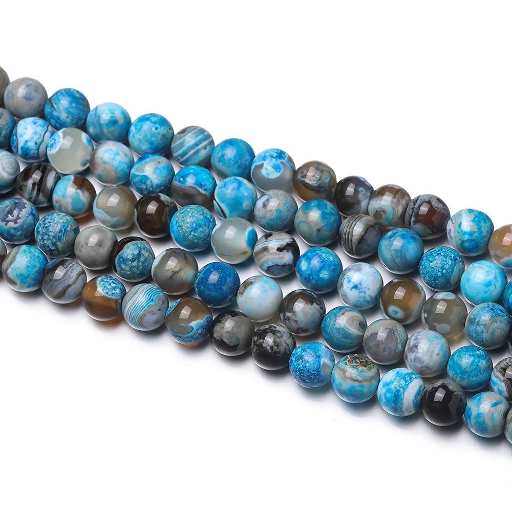 6/8/10 мм Натуральный камень Полуфабрикат Нанизанный