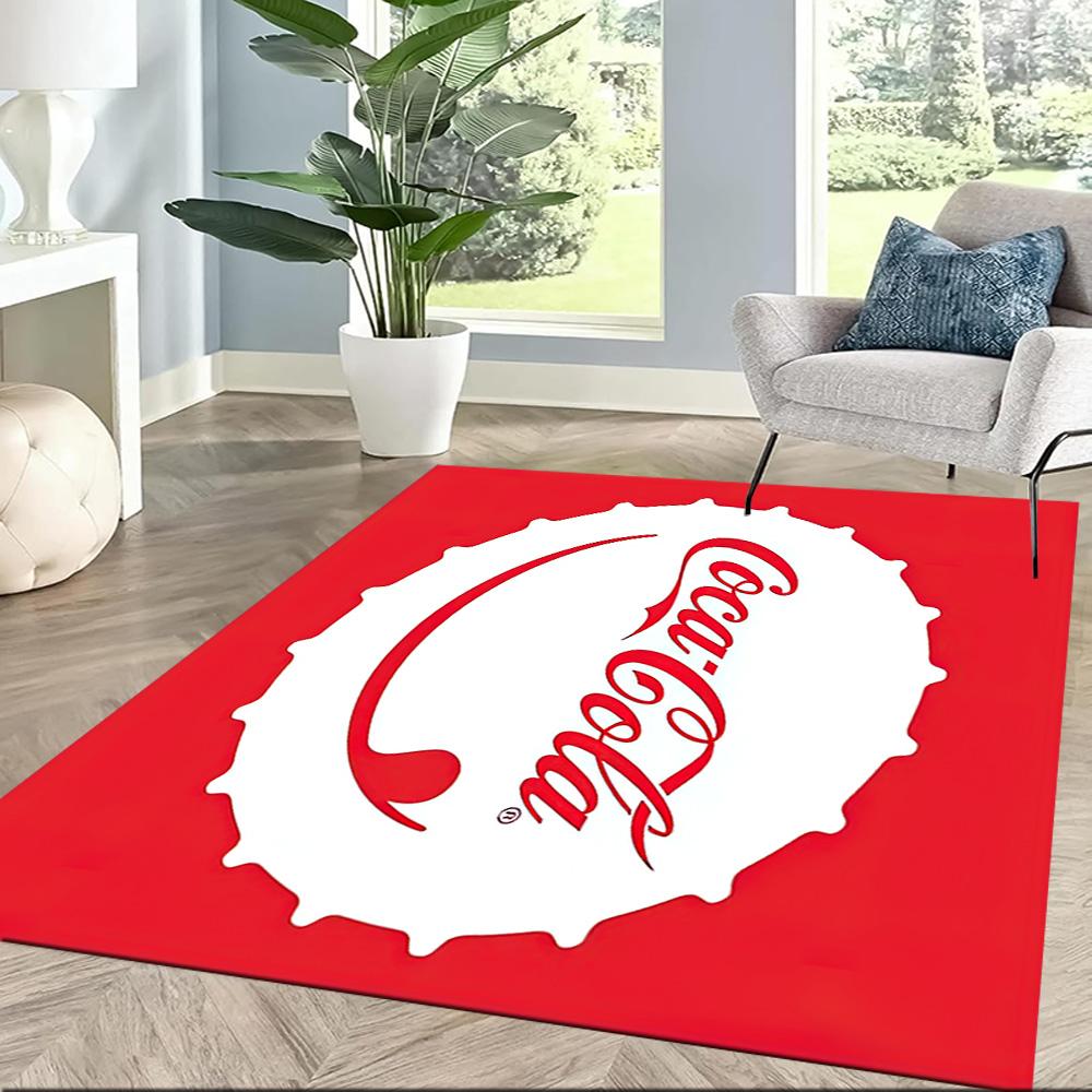 Квадратные коврики Coca-cola Classic с крышками — отличный выбор для гостиных, спален, домашнего декора и в качестве подарков.