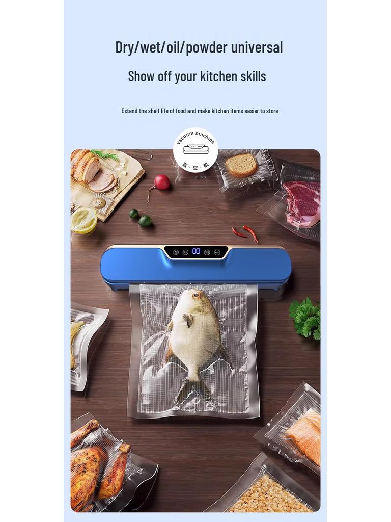 Портативный мини вакуумный упаковщик для сохранения продуктов