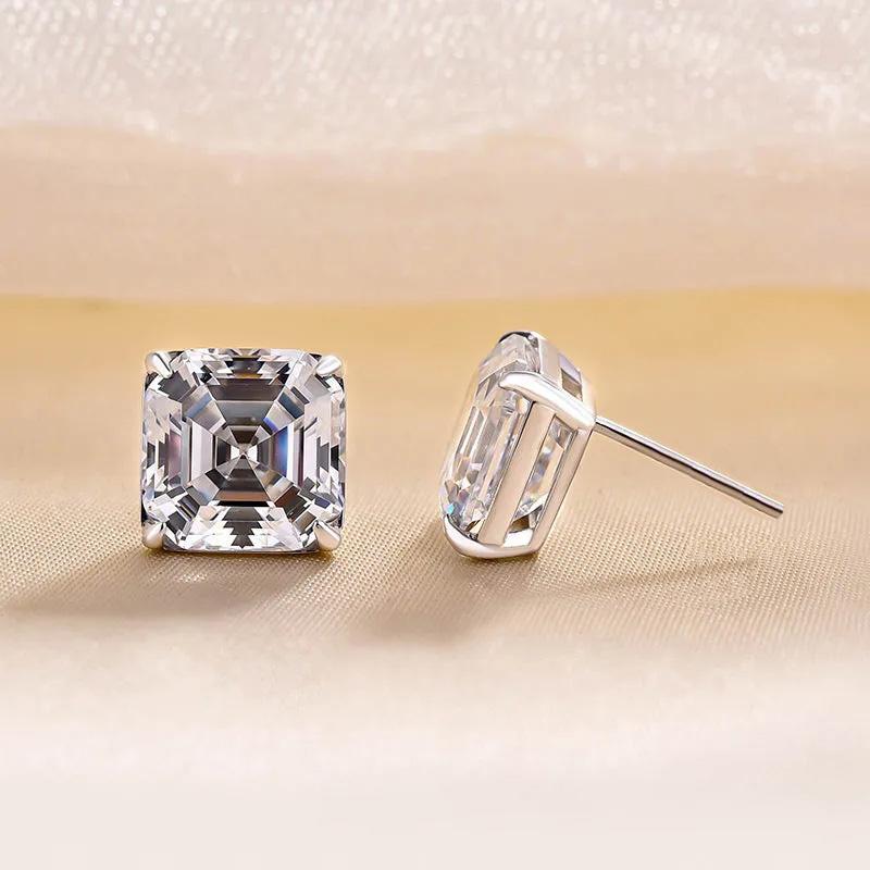 Huitan Trendy Single Zirconia Серьги для женщин Универсальные повседневные аксессуары для женщин Модные женские ювелирные изделия для церемонии помолвки