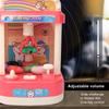 Мини-игровой автомат Doll Grabber для взаимодействия родителей и детей со светомузыкой(розовый )