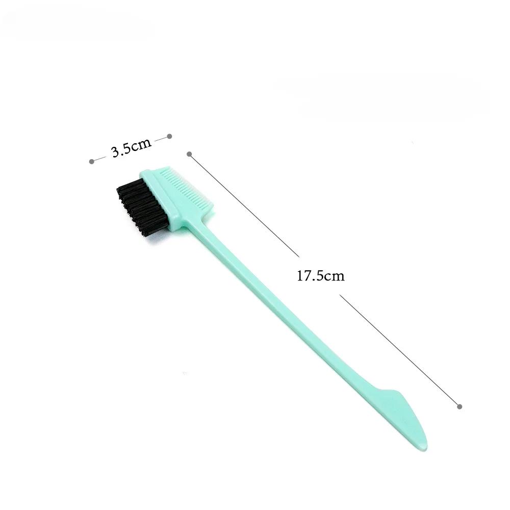 Двусторонняя кисть для бровей, квадратная трехмерная кисть для бровей, тушь для ресниц, многофункциональные инструменты для макияжа глаз