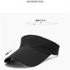 Регулируемые летние дышащие солнцезащитные шляпы для мужчин и женщин с защитой от ультрафиолета, пустые, для гольфа, бега, тенниса, солнцезащитного козырька, для спорта, бейсбола