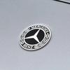 TVE4  Ornaments Car Metal Flat Hood Emblem Front Badge Logo For Mercedes Benz