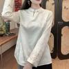New Chinese Style Light National Shirt Women's Autumn Clothing New Design Temperament Jacquard Top
