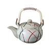 Earthenware X 9 Foot Ceramic Mino Made In Stylish Ale-net Teapot, Teapot, 10.1 Cm, 360cc, 1.8, Teapot, Ware, Japan,