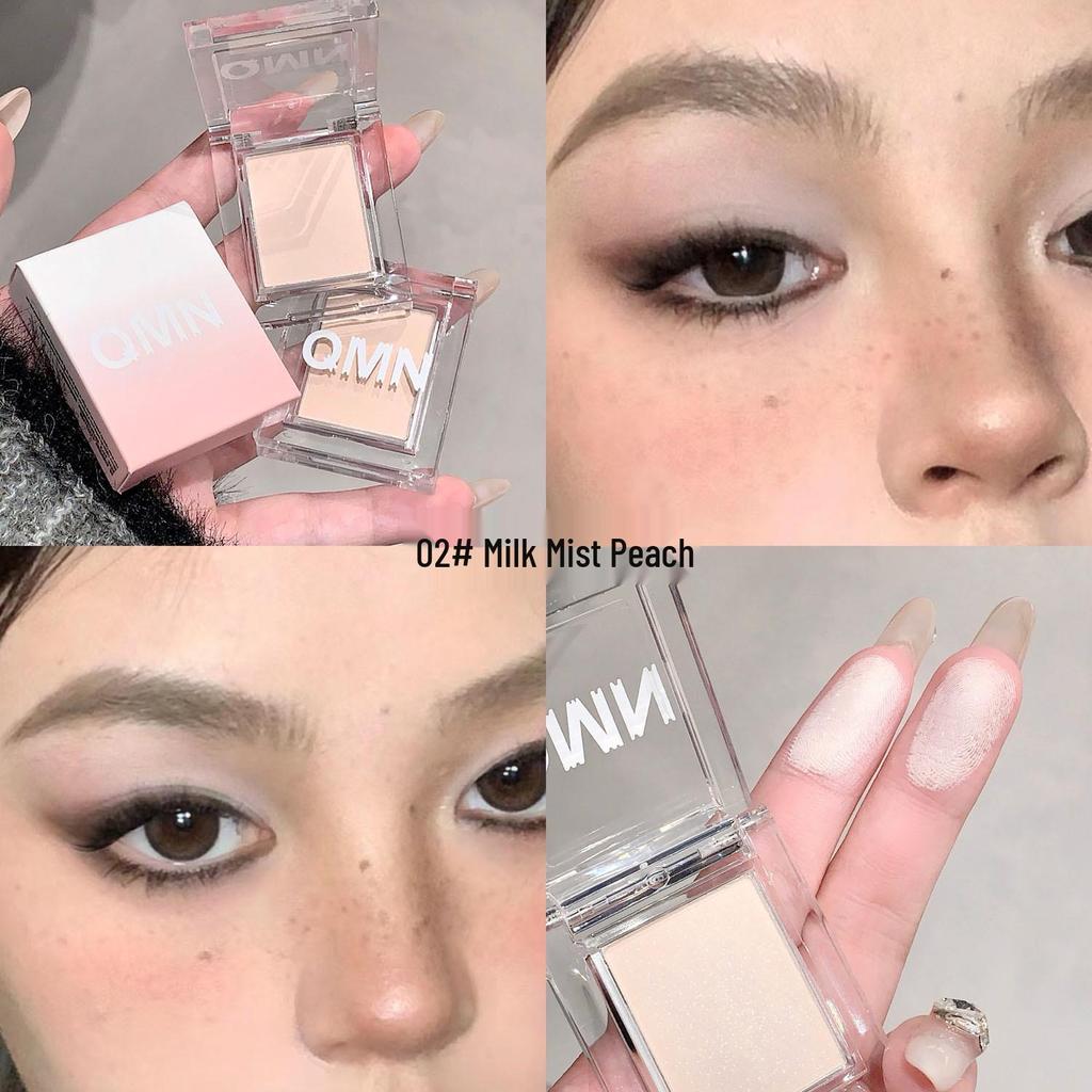 QMN Misty Sweetheart Матовые одноцветные тени-хайлайтер для повседневного макияжа и макияжа для студенческой вечеринки