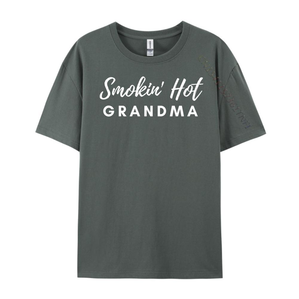 Smokin Hot Grandma Men T Shirts High Quality Student Mens Clothing Graphic Tee Shirt Cinco de Mayo