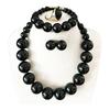 Light Luxury Necklace Bracelet Earring Ring Sets Vintage Style French Pearl Necklace  Holiday Gifts