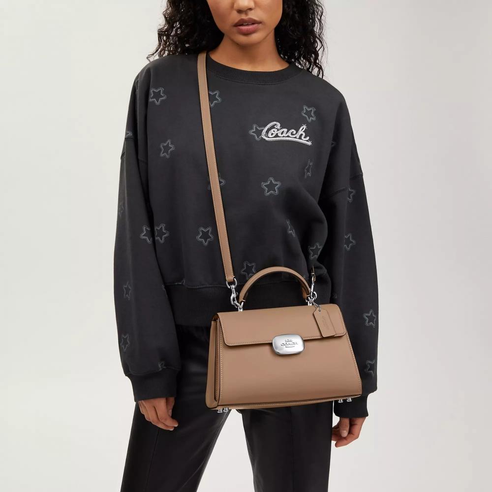 Coach Eliza Top Handle Gold Chalk