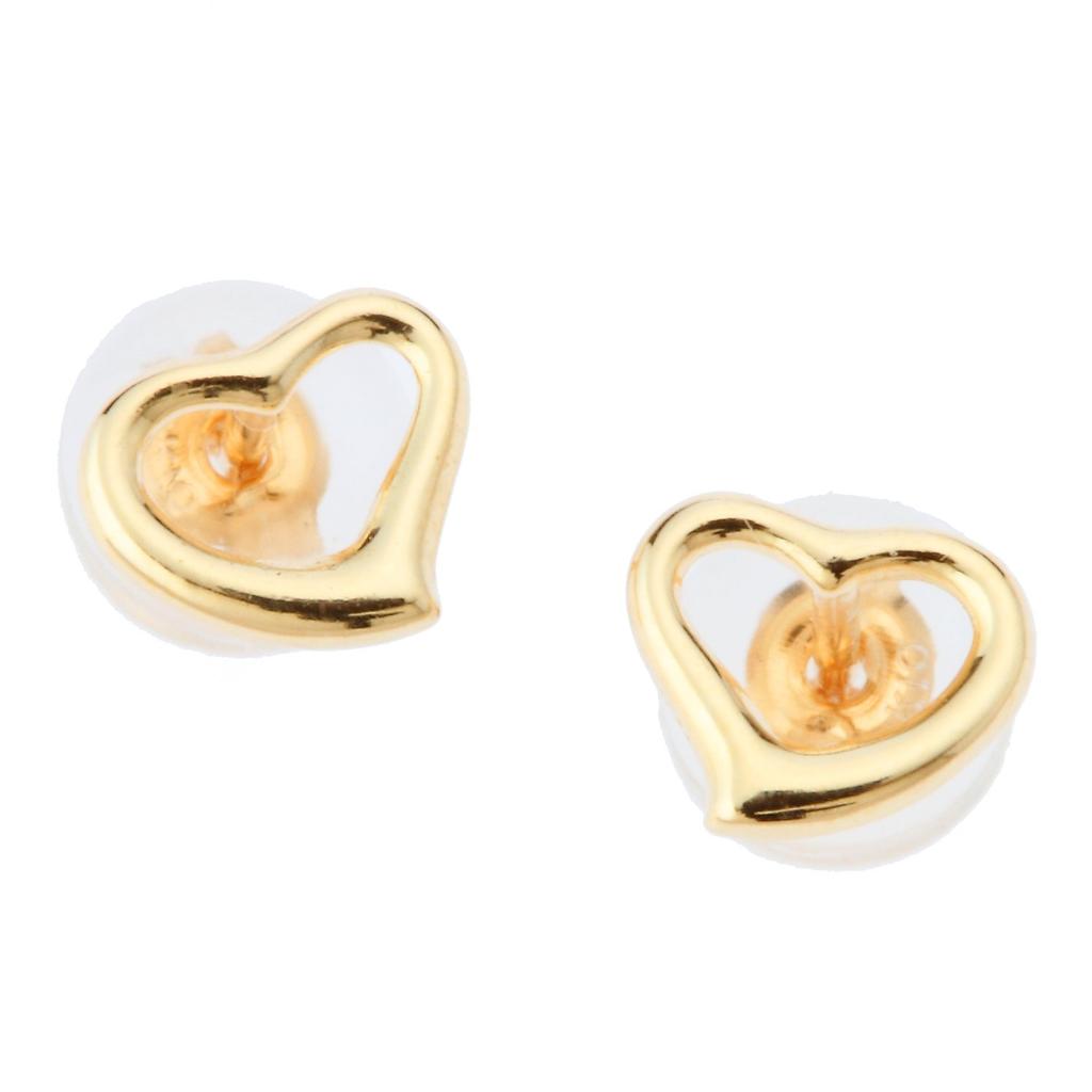 VA Vendome Aoyama Open Heart Earrings In 10K Yellow Gold [Official] (GAVA0003 YG)