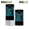 Восстановленный Оригинальный Nokia X3 Разблокированный X3-00 Слайдер Мобильный телефон с 1 SIM