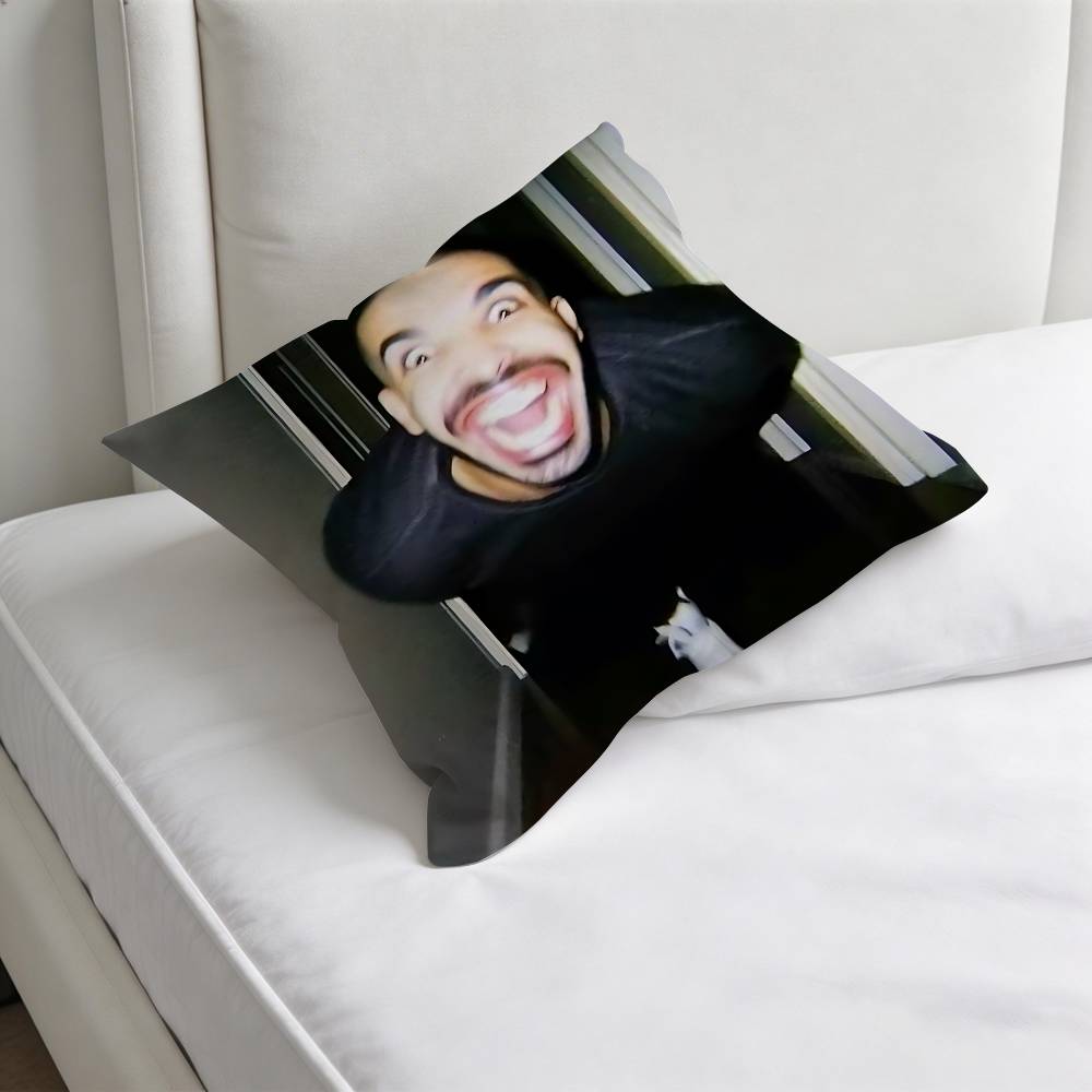 Hot Rapper DDrake Square Pillow Case Soft Decorative Throw Pillow Cover for Home Sofa Bed