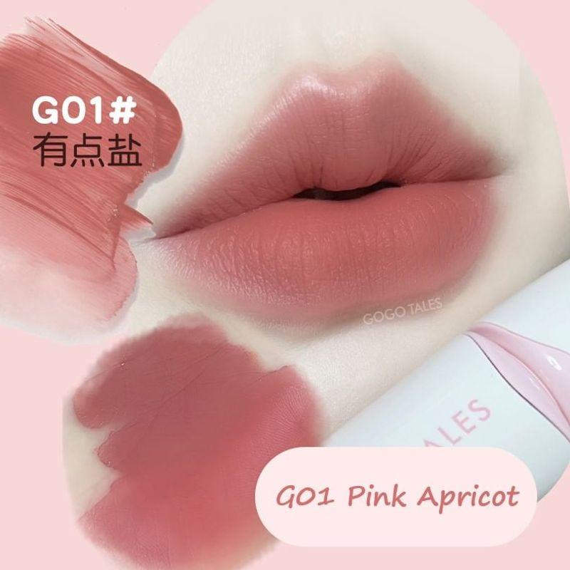 GOGO TALES - Бархатный блеск для губ - 3 цвета (1-3)