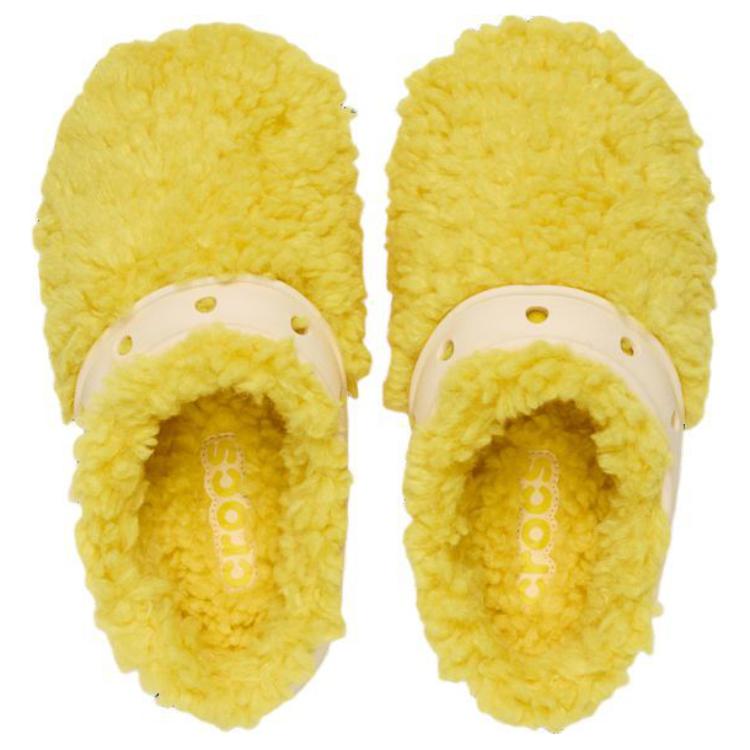 Crocs Вещь Удобные и универсальные противоизносные тапочки для пальцев ног унисекс желтые