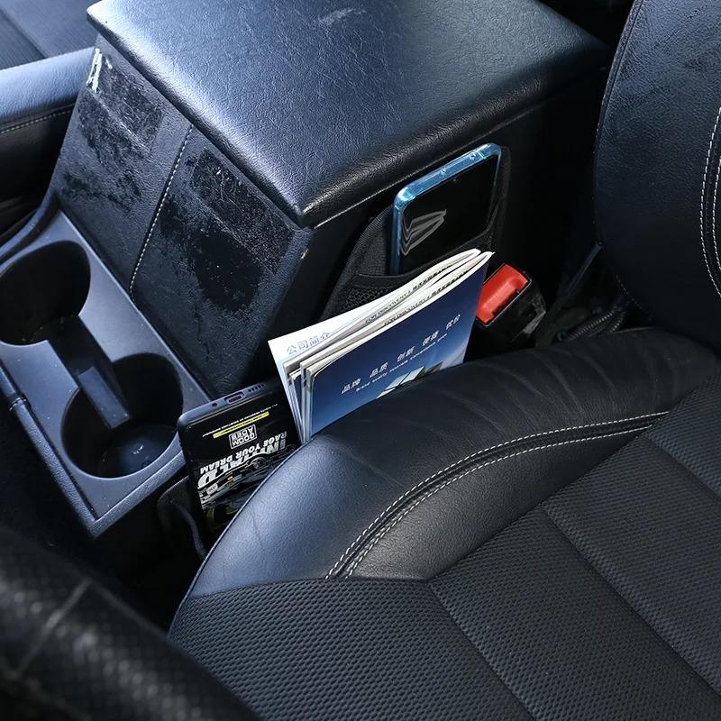 hnltu4 For Land Rover Defender 90 110 130 09-18 Oxford Fabric Car Armrest Box Left and Right Storage Box Storage Bags Car Accessories