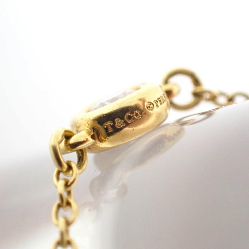 [Used] TIFFANY 750 Diamond By the Yard Ring, Size 17, J65-5