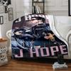 1 шт. Фланелевое одеяло J Hope [Уютное покрывало] Для дивана, кровати, путешествий, кемпинга, гостиной, офиса, дивана, кресла и кровати