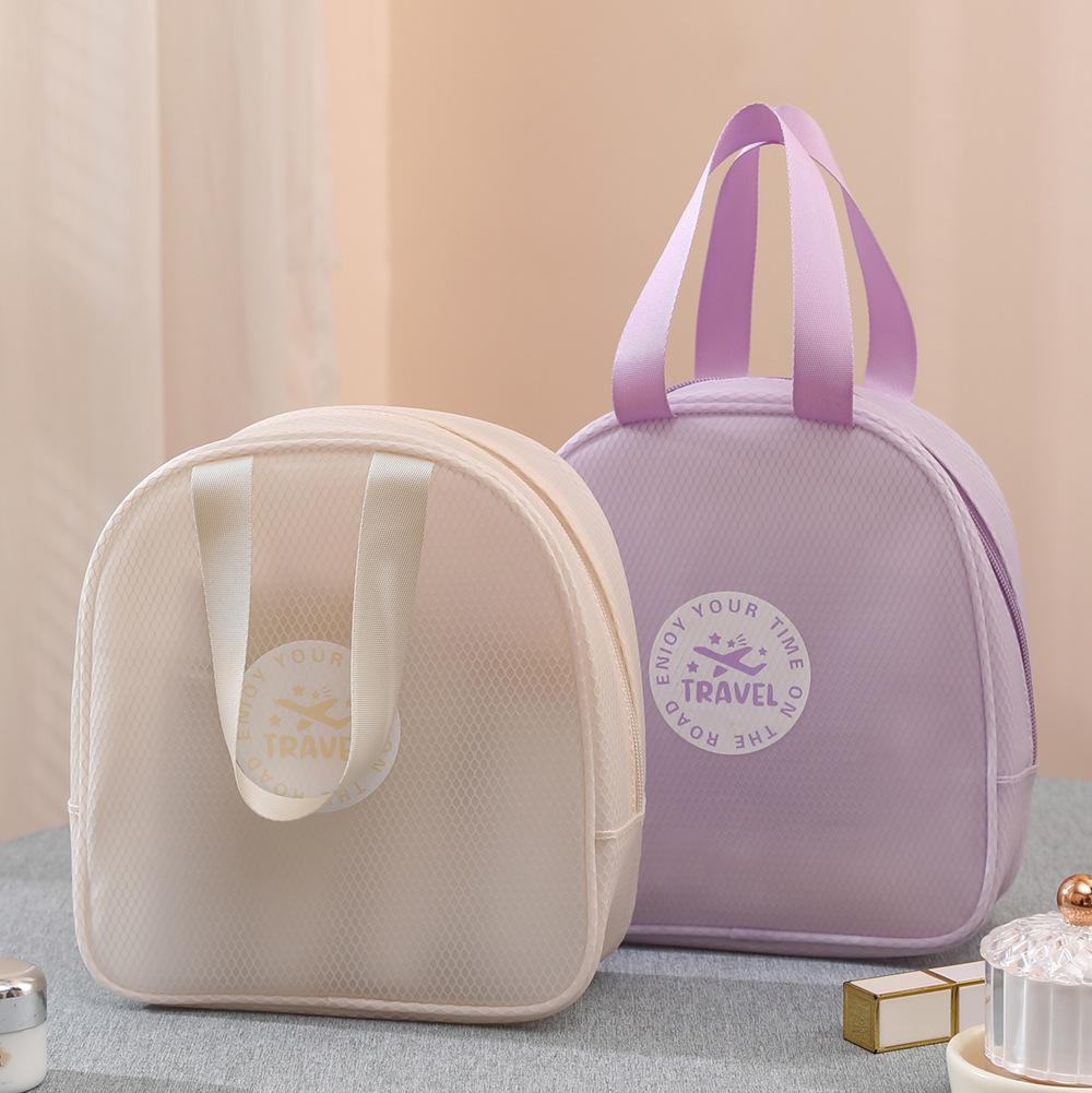 Waterproof Cosmetic Bag Travel Portable Storage Bag Wet and Dry Wash Bag Frosted Model Cosmetic Bag Storage Bag
