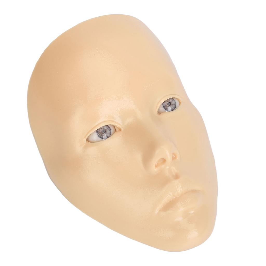 5D силиконовый манекен для практики макияжа многоразовый макияж полное лицо с накладными ресницами подставка