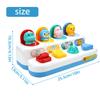 Baby Toys 6 18 Months Pop Up Activity Animals Toy Hide and Seek Game Fine Motor Skill Hand-eye Coordination Interactive Kids Toy