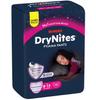 Трусики Huggies DryNites от недержания мочи для девочек, большой размер, 13 шт., 8-15 лет, 27-57 кг, упаковка, [Товар]