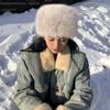 Осенне-зимняя женская шапка из меха лисы и искусственной норки, женская утолщенная теплая плюшевая панама