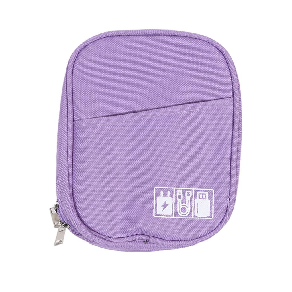 Portable Data Cable Organizer Bag Water-proof USB Power Bank Earphone Storage Case Travel Digital Accessories Pouch