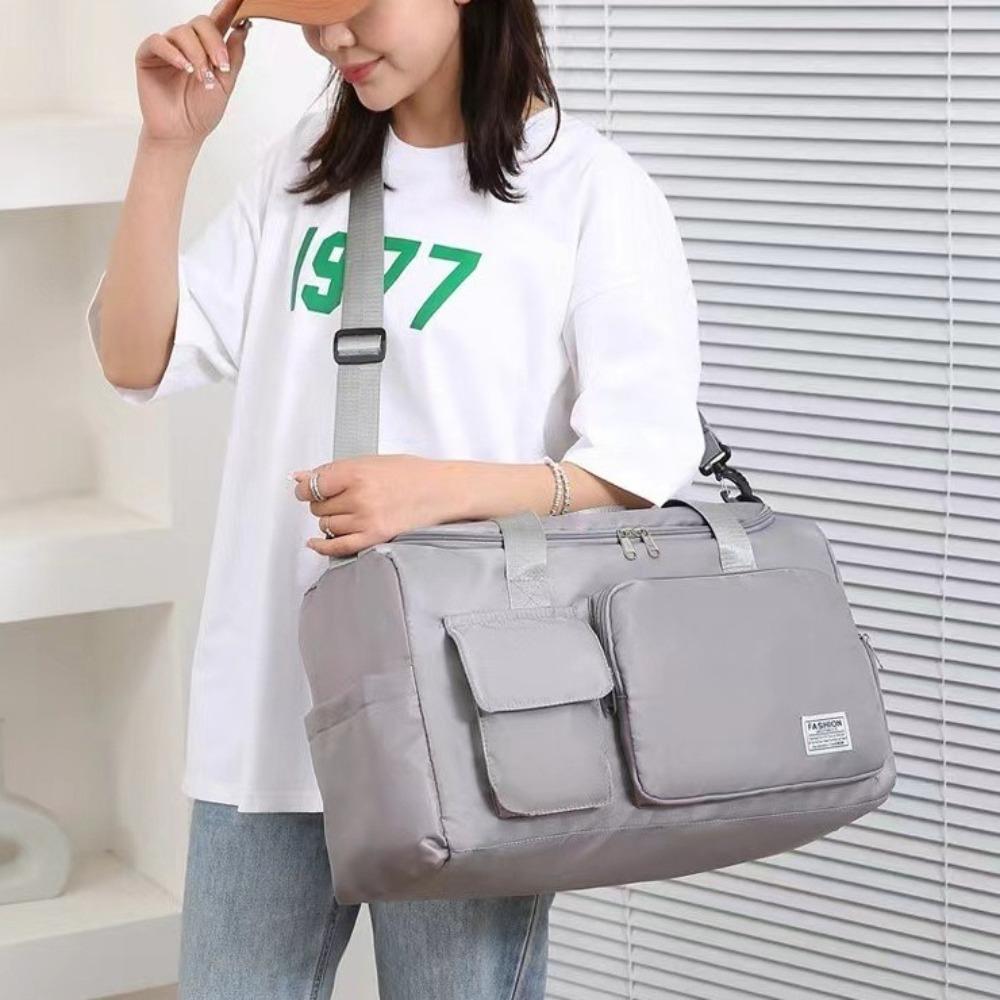 Oxford Travel Luggage Bag Foldable Large Capacity Handbag Storage Bag Nylon Duffle Bag Sports